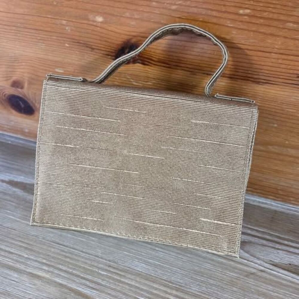 Vintage Lancome Gold Handbag